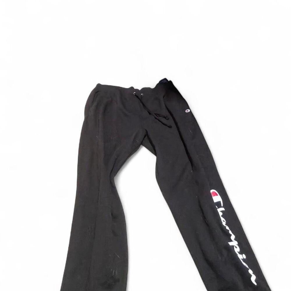 Champion Black Sweatpants with White Logo - Size 4XL - NWT